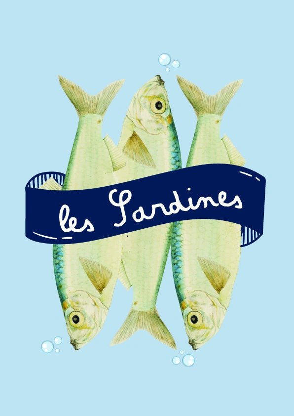 Affiche Les Sardines - La guinguette des Sardines