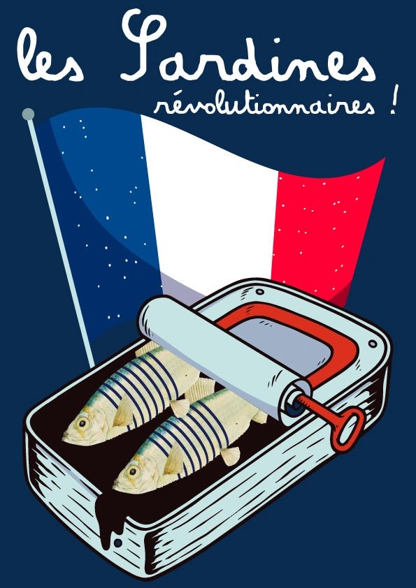 Affiche Les Sardines Révolutionnaires - La guinguette des Sardines