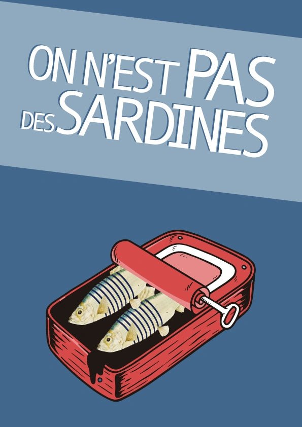 Affiche On est pas des Sardines - La guinguette des Sardines